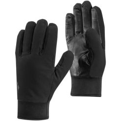 Rękawiczki Black Diamond MIDWEIGHT SOFTSELL GLOVES. Czarne rękawiczki Black Diamond, bez wzorów. Za 143.99 zł.