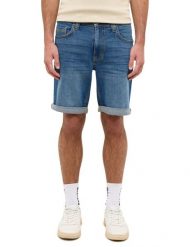 Męskie szorty Mustang Style Washington Shorts Denim Blue 1016452 5000 602. Niebieskie szorty Mustang, m, bez wzorów, z denimu. Za 169.99 zł.