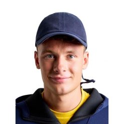 Czapka Slam Deck Dorosłych. Niebieskie czapki z daszkiem SLAM, bez wzorów, z bawełny. Za 113.60 zł.