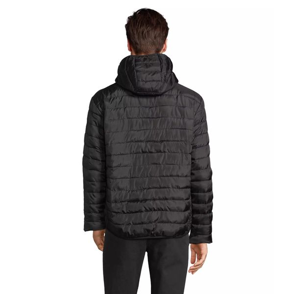 Kurtka z kapturem Sol's Stream. Czarne kurtki SOL'S, m, bez wzorów, z puchu, z kapturem. Za 204.50 zł.