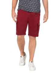 Timezone Szorty dżinsowe "Ryker" - Regular fit - w kolorze czerwonym rozmiar: W32. Czerwone szorty Timezone, bez wzorów, z jeansu. Za 105.38 zł.