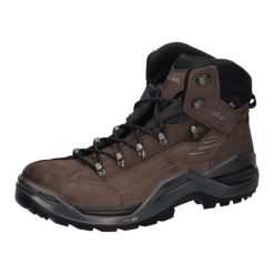Buty trekkingowe męskie Lowa Renegade Evo Mid Gtx. Brązowe buty trekkingowe Lowa, bez wzorów, z materiału, za kostkę, bez zapięcia. Za 1,144.00 zł.