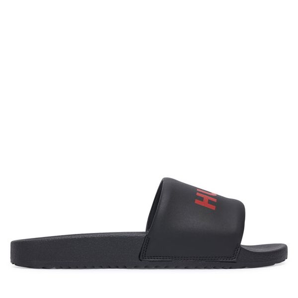 Klapki HUGO. Czarne klapki Hugo. Za 234.99 zł.