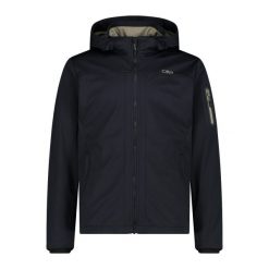 Kurtka turystyczna z kapturem CMP. Brązowe kurtki softshell CMP, bez wzorów, z softshellu, z kapturem. W wyprzedaży za 351.65 zł.