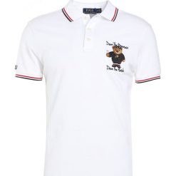Polo Ralph Lauren Koszulka polo white. Koszulki polo marki Polo Ralph Lauren, z bawełny, polo. W wyprzedaży za 353.40 zł.