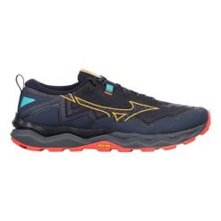 Buty trailowe Mizuno Wave Daichi 9. Brązowe buty do biegania Mizuno, bez wzorów, bez zapięcia, do biegania, mizuno wave. Za 549.99 zł.