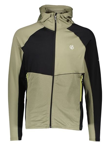 Dare 2b Kurtka sportowa "Assimilate" w kolorze czarno-oliwkowym rozmiar: L. Brązowe kurtki outdoor i hardshell Dare 2B, l, bez wzorów, z materiału, bez kaptura, outdoorowe. Za 111.33 zł.
