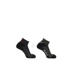 Skarpety sportowe do biegania Salomon Speedcross Ankle 2 pary. Czarne skarpetki sportowe Salomon, bez wzorów. Za 105.00 zł.