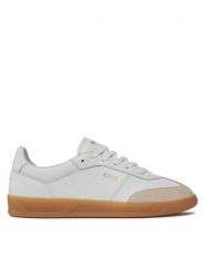 Boss Sneakersy Brandon Tenn 50512374 Biały. Białe buty sportowe casual Boss, bez wzorów, ze skóry, bez zapięcia. Za 799.99 zł.
