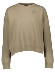 Air Jordan Bluza "Essential" w kolorze oliwkowym rozmiar: XS. Brązowe bluzy AIR JORDAN, xs, bez wzorów, bez kaptura. Za 97.28 zł.