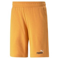 Krótkie spodenki męskie Puma ESS+ 2 COL 10''. Brązowe szorty Puma, m, bez wzorów, sportowe. Za 81.99 zł.