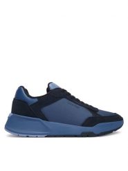 Calvin Klein Sneakersy City Runner Laceup Ny-Su HM0HM02308 Granatowy. Niebieskie buty sportowe casual CALVIN KLEIN, bez wzorów, ze skóry, bez zapięcia. Za 489.99 zł.