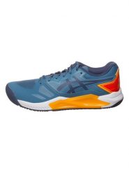 Asics Buty "Challenger 13" w kolorze niebieskim ze wzorem do tenisa rozmiar: 40,5. Niebieskie buty treningowe ASICS, bez wzorów, tenisowe. Za 216.73 zł.