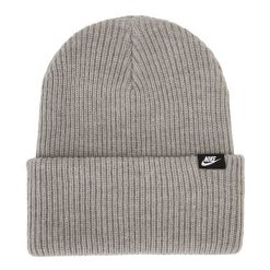 Czapka zimowa Nike Peak Futura Beanie. Szare czapki zimowe Nike, bez wzorów. Za 119.99 zł.