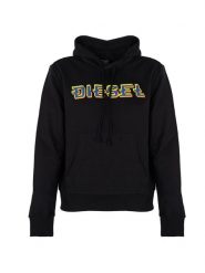 Diesel Bluza "Ginn Hood " | A065100HAYT | Mężczyzna | Czarny. Czarne bluzy Diesel, m, bez wzorów, z bawełny, z kapturem. W wyprzedaży za 329.00 zł.