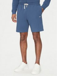 BOSS Szorty sportowe Mix&Match 50515314 Niebieski Regular Fit. Niebieskie krótkie spodenki sportowe Boss, m, bez wzorów, z bawełny. Za 179.99 zł.