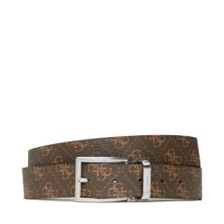 Pasek Męski Guess. Brązowe paski Guess, z aplikacjami. Za 189.99 zł.