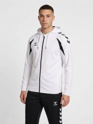 Bluza dresowa z kapturem Hummel Core 2.0. Białe bluzy z kapturem Hummel, s, bez wzorów, z dresówki, z kapturem. Za 266.00 zł.