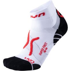 Skarpety do biegania męskie Uyn Run Super Fast White. Białe skarpety UYN, bez wzorów. Za 74.99 zł.