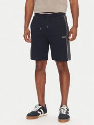 BOSS Szorty sportowe Tracksuit Short 50540752 Granatowy Regular Fit. Niebieskie komplety dresowe Boss, m, bez wzorów, z bawełny. Za 369.99 zł.