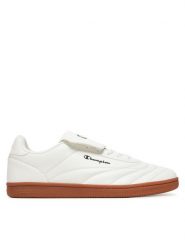 Champion Sneakersy PRESTIGE FLAP S22466-WW001 Biały. Białe buty sportowe casual Champion, bez wzorów, z materiału, bez zapięcia. Za 239.99 zł.