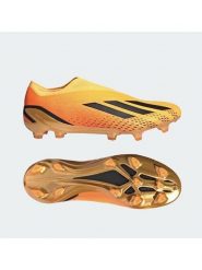 Adidas Korki "X Speedportal+ FG" w kolorze pomarańczowo-czarnym rozmiar: 39 1/3. Czarne buty treningowe Adidas, bez wzorów, z materiału. Za 435.11 zł.