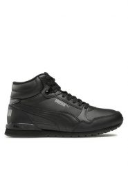 Puma Sneakersy ST Runner v3 Mid L 387638 01 Czarny. Czarne buty sportowe casual Puma, bez wzorów, ze skóry, bez zapięcia. Za 219.99 zł.