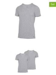 Fila Koszulki (2 szt.) w kolorze szarym rozmiar: L. Szare bezrękawniki Fila, l, bez wzorów, bez kołnierzyka, bez ramiączek. Za 73.99 zł.