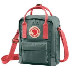 Saszetka Fjallraven Kanken Sling - frost green/peach pink. Zielone torby na ramię Fjällräven, bez wzorów, bez dodatków. Za 359.99 zł.
