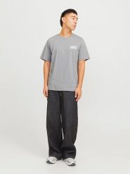 Jack & Jones Koszulka "Jjecorp" w kolorze szarym rozmiar: L. Szare bezrękawniki Jack & Jones, l, bez wzorów, z bawełny, bez kołnierzyka, bez ramiączek. Za 48.39 zł.