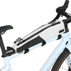 Torba rowerowa na ramę długa Rhinowalk BHD0015 2,1L bikepacking. Czarne torby na ramię RHINOWALK, bez wzorów, z materiału, na ramię, bez dodatków. Za 199.00 zł.