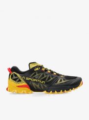 Buty do biegania w terenie La Sportiva Bushido III. Czarne buty turystyczne La Sportiva, bez wzorów, z materiału, bez zapięcia, do biegania. Za 758.99 zł.
