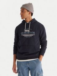 Quiksilver Bluza Screen Fleece Classic EQYFT05137 Granatowy Regular Fit. Niebieskie bluzy Quiksilver, m, bez wzorów, z bawełny, bez kaptura. Za 249.99 zł.