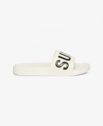 Superdry Vegan Core Pool Klapki z formowaną podeszwą – OPTIC/BLACK. Czarne klapki Superdry, z poliesteru. Za 156.10 zł.