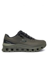 Skechers Sneakersy 233132/OLV Zielony. Zielone buty sportowe casual Skechers, bez wzorów, z materiału, bez zapięcia. Za 359.99 zł.