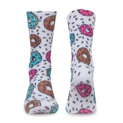 Skarpety sportowe Elitex Training Donut. Białe skarpetki sportowe ELITEX TRAINING, bez wzorów, z elastanu. Za 50.99 zł.