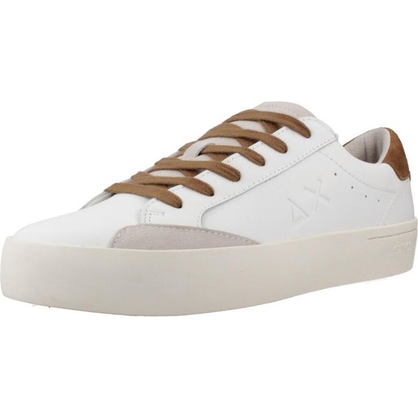Buty SUN68 STREET LEATHER Biały. Białe buty turystyczne SUN68, bez wzorów, ze skóry, bez zapięcia, trekkingowe. Za 426.99 zł.