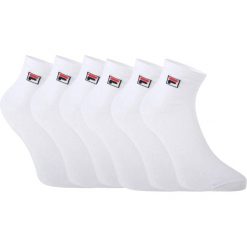 Fila Quarter skarpety 6-pack unisex, biały, 43–46. Białe skarpety Fila, bez wzorów. Za 165.99 zł.