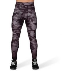 Legginsy Gorilla Wear Franklin. Czarne legginsy długie sportowe GORILLA WEAR, l, bez wzorów, na fitness i siłownię. Za 289.25 zł.