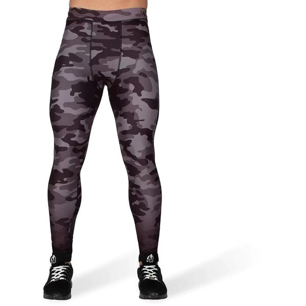 Legginsy Gorilla Wear Franklin. Czarne legginsy długie sportowe GORILLA WEAR, l, bez wzorów, na fitness i siłownię. Za 287.85 zł.