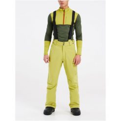 Spodnie narciarskie/snowboardowe z szelkami męskie Protest MIIKKA. Zielone spodnie narciarskie i snowboardowe Protest, m, bez wzorów, narciarskie. Za 699.99 zł.