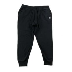 Second life - Spodnie dresowe męskie Fleece Jogger czarne - Jak nowy. Czarne joggery i bojówki Champion, l, bez wzorów, z dresówki, sportowe. Za 63.86 zł.