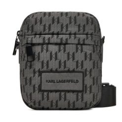 Saszetka KARL LAGERFELD. Szare saszetki i nerki KARL LAGERFELD, bez wzorów. Za 579.99 zł.