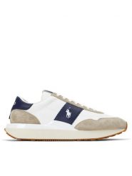 Polo Ralph Lauren Sneakersy Train 89 Pp 809940305002 Beżowy. Brązowe buty sportowe casual Polo Ralph Lauren, bez wzorów, ze skóry, bez zapięcia. Za 449.99 zł.