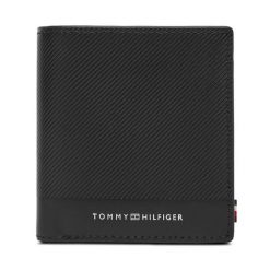 Duży Portfel Męski Tommy Hilfiger. Czarne portfele Tommy Hilfiger, bez wzorów. Za 319.99 zł.