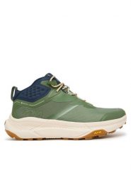 Hoka Trekkingi Transport Hike Gtx 1172912 Zielony ciemny. Zielone botki sznurowane HOKA, bez wzorów, z meshu, bez obcasa, bez zapięcia. Za 949.99 zł.