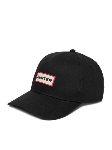 Hunter Czapka z daszkiem WB-HTR-U3-001-SS26 Czarny. Czarne czapki z daszkiem Hunter, bez wzorów, z bawełny. Za 79.99 zł.