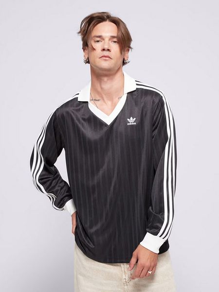 Adidas Koszulka polo w kolorze czarnym rozmiar: L. Czarne koszulki polo Adidas, l, bez wzorów, bez kołnierzyka, bez ramiączek. Za 121.45 zł.