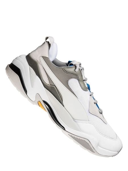 Puma Sneakersy "Thunder Fashion" w kolorze biało-szarym rozmiar: 45. Białe buty sportowe casual Puma, bez wzorów, z materiału, bez zapięcia. Za 223.42 zł.