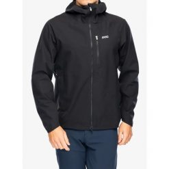 Kurtka rowerowa męska POC Motion Rain Jacket. Czarne kurtki POC, m, bez wzorów, bez kaptura. Za 886.99 zł.
